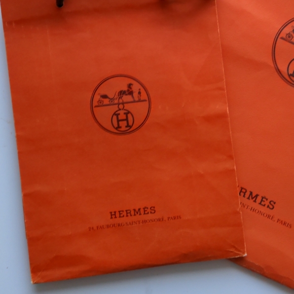 Hermes shopping bags x 2 - Picture 5 of 9